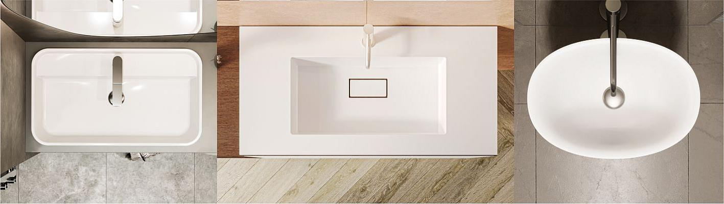 Новинки весны 2024 года! Умывальники ERICA, LOWA, OCEAN.