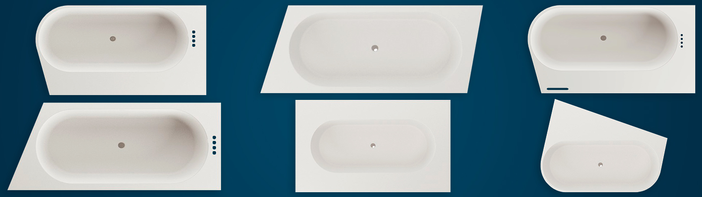 Модель одна – множество вариантов! Создавай свою ванную вместе с Miraggio!