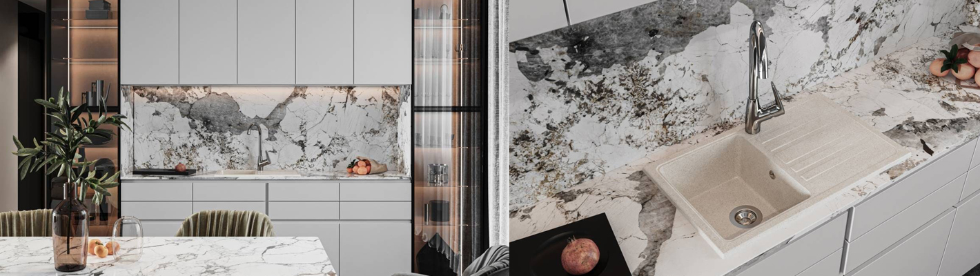 Роскошь или практичность? Развеем мифы о кухонных мойках из искусственного камня