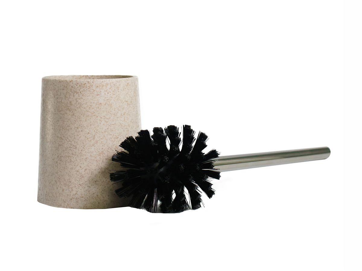 Йоржик для унітазу black, колба PurLine sand