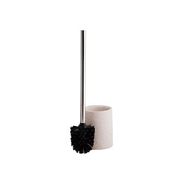 Йоржик для унитаза Lusso, щетка black, колба sand