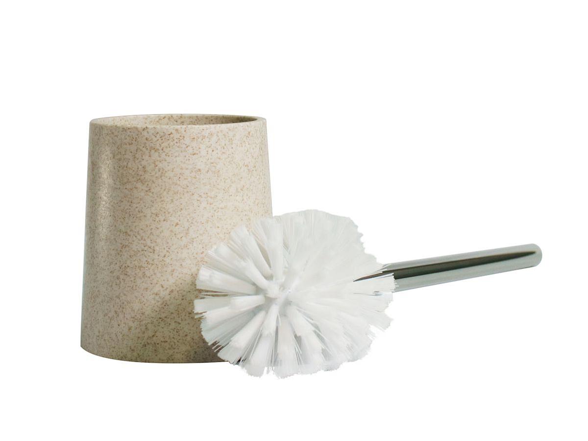 Йоржик для унитаза white, колба PurLine sand