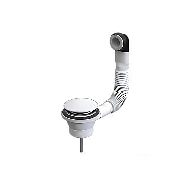 Донний клапан click-clack L.B.Plast матовий білий з переливом