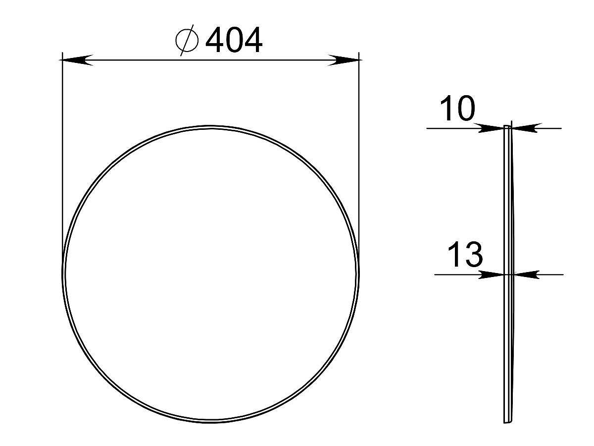 Накладка на злив для умивальника LOLA, матова