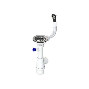 Сифон для мийки одинарний