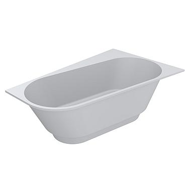 Ванна LAYLA CR асиметрична кутова, правостороння