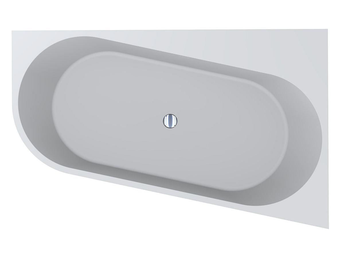 Ванна LAYLA CR асиметрична кутова, правостороння