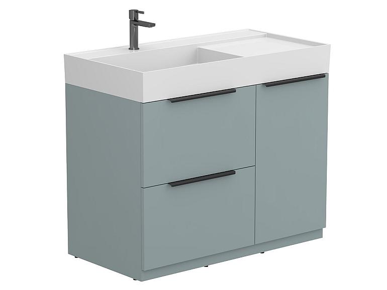 Тумба напольная ALBA Лагуна с умывальником SOUL 1000