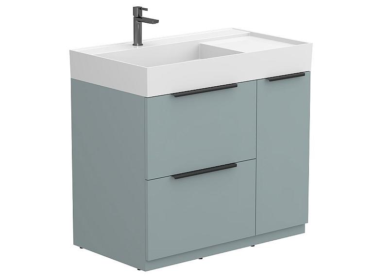 Тумба підлогова ALBA Лагуна з умивальником SOUL 900