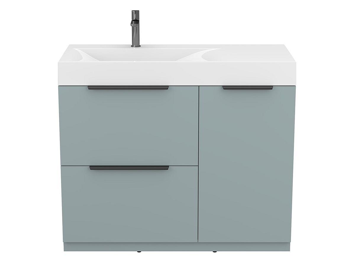 Тумба напольная ALBA Лагуна с умывальником VIOLA 1000 L