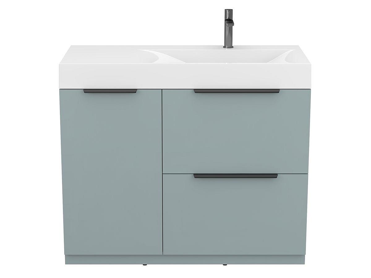 Тумба напольная ALBA Лагуна с умывальником VIOLA 1000 R