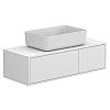 Тумба підвісна CLOUD 1100 Біла матова з умивальником SAN MARTIN