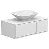Тумба підвісна CLOUD 900 Біла матова з умивальником LEX S