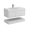 Тумба підвісна DUO Біла з умивальником FLY 1000 Тумба підвісна DUO Біла з умивальником FLY 1000