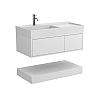 Тумба підвісна DUO Біла з умивальником SOUL 1000 Тумба підвісна DUO Біла з умивальником SOUL 1000