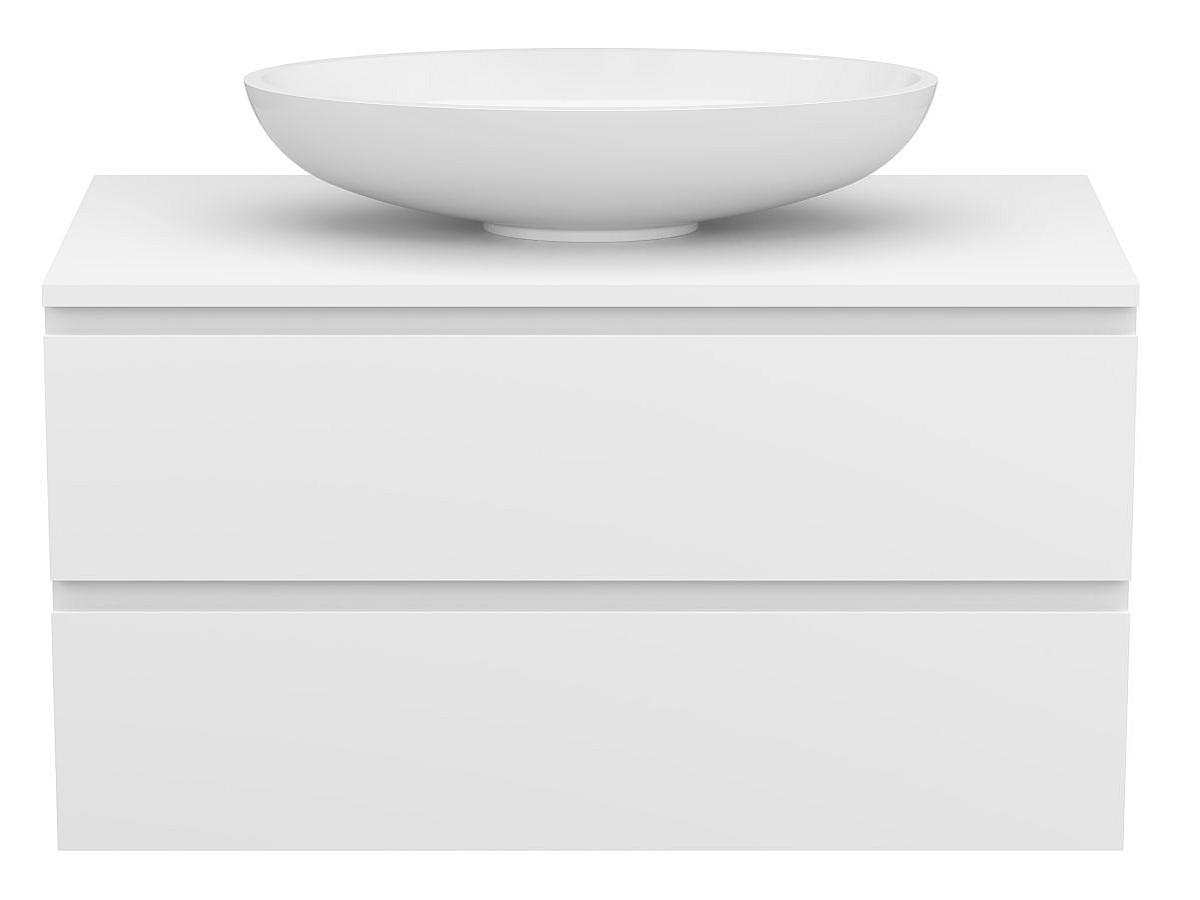 Тумба подвесная MONO 900 Белая матовая з умивальником NICE
