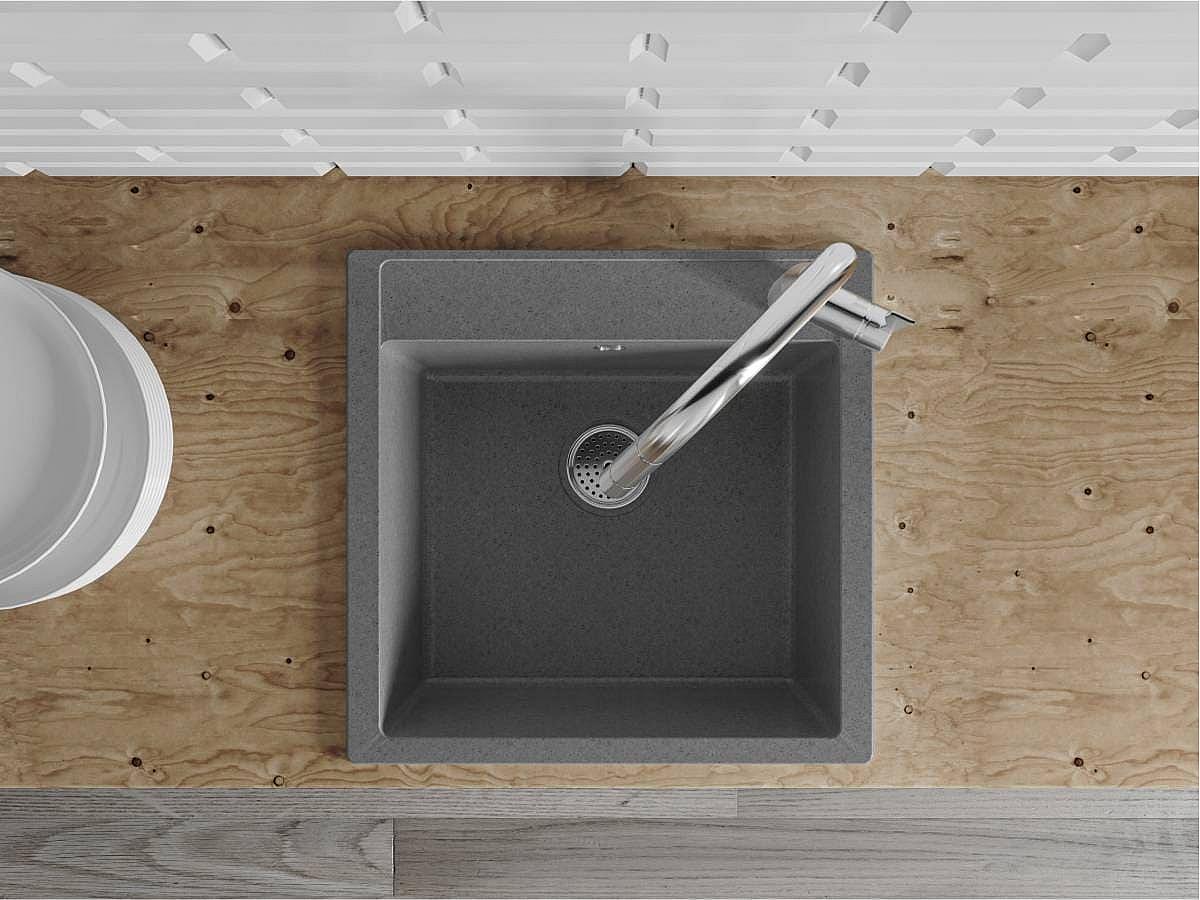 Кухонна мийка BODRUM 510 gray