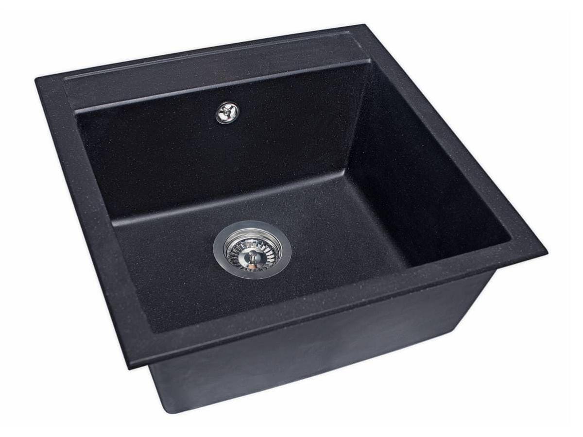 Кухонна мийка BODRUM 510 black shine