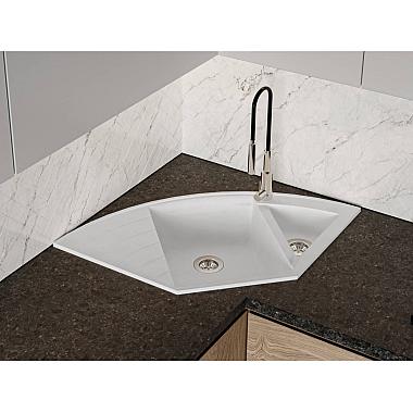 Кухонна мийка EUROPE white