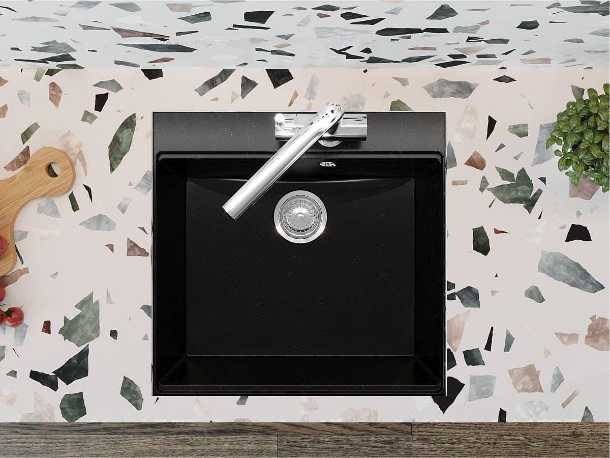 Кухонна мийка LAGOON 540 black shine