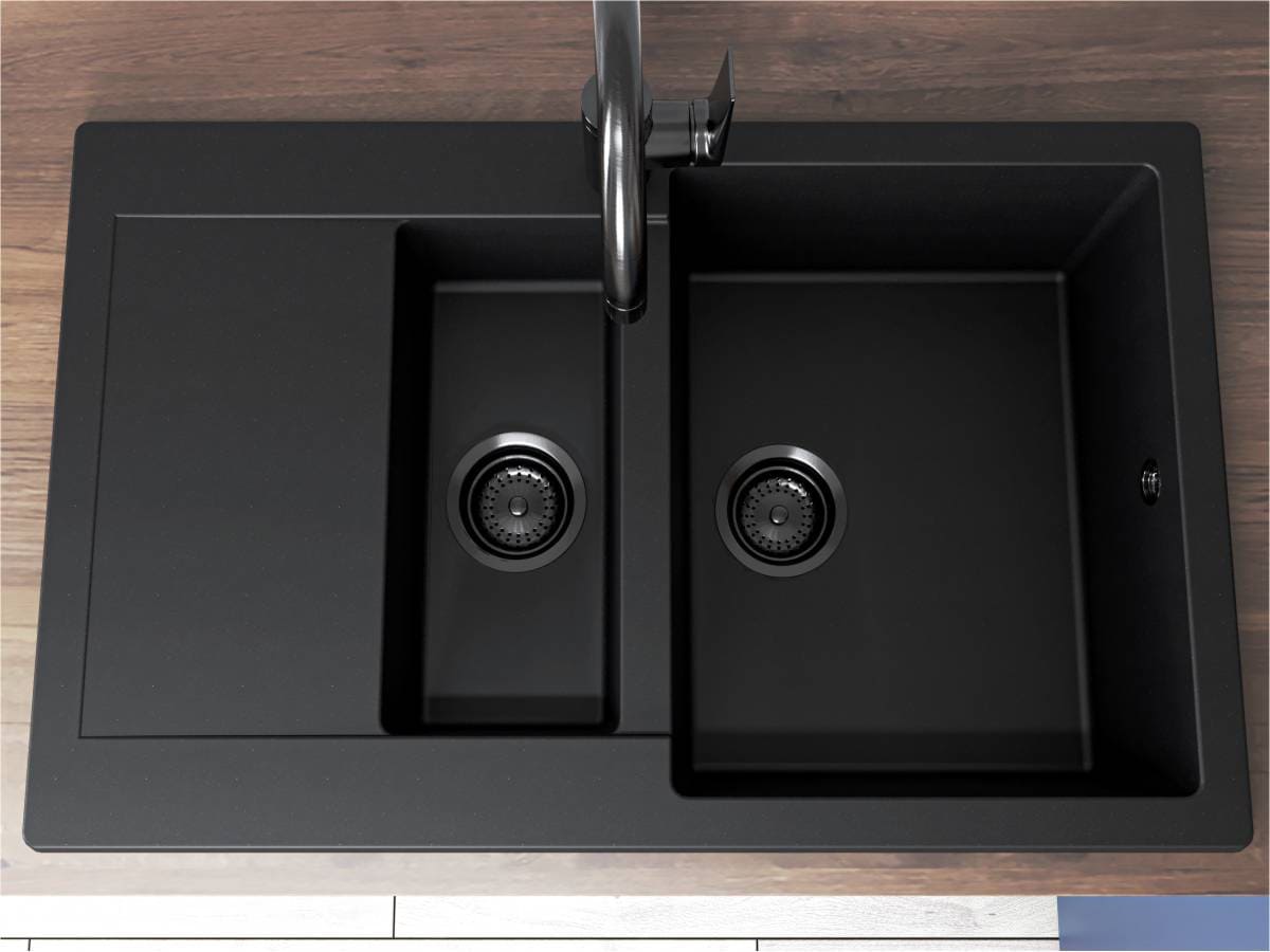 Кухонна мийка LAPAS black shine