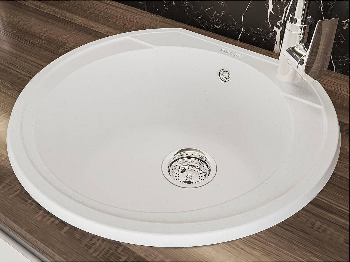 Кухонна мийка TULUZA white