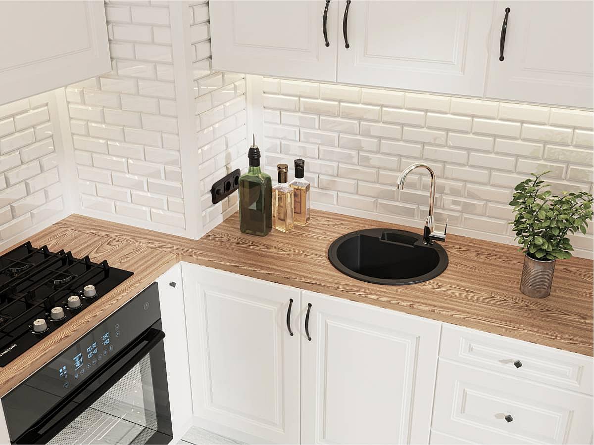 Кухонна мийка VALENCIA black shine