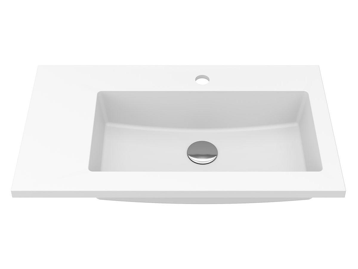 Умывальник Fancy Marble Josefine Slim 700 R (MATT) без отверстия под перелив, на тумбу