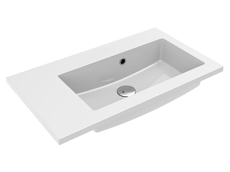 Умивальник Fancy Marble Josefine Slim 700 R без отвору під змішувач, на тумбу