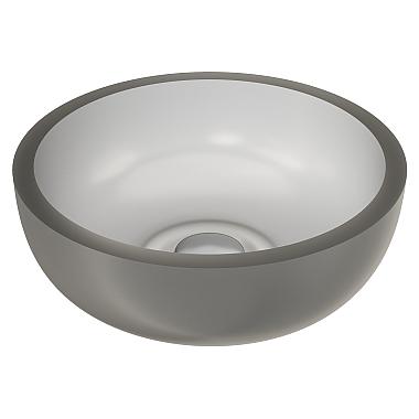 Умивальник MARK 375 MIRAGLASS GRAY MATT