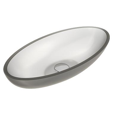 Умивальник NICE MIRAGLASS GRAY MATT