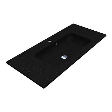 Умивальник DELLA 1000 MIRASTONE BLACK SHINE