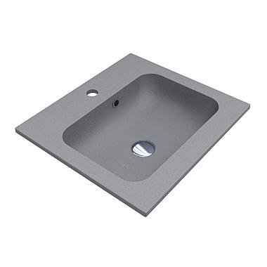 Умивальник DELLA 500 MIRASTONE GRAY