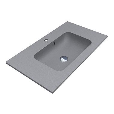 Умивальник DELLA 800 MIRASTONE GRAY