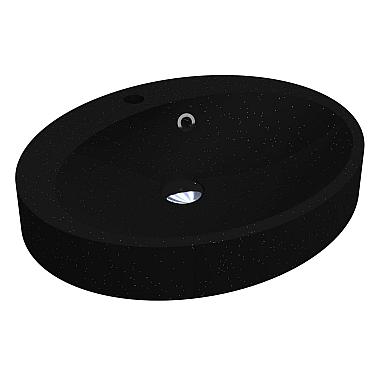 Умивальник DEVON MIRASTONE BLACK SHINE