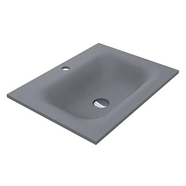Умивальник JESSEL 600 MIRASTONE GRAY