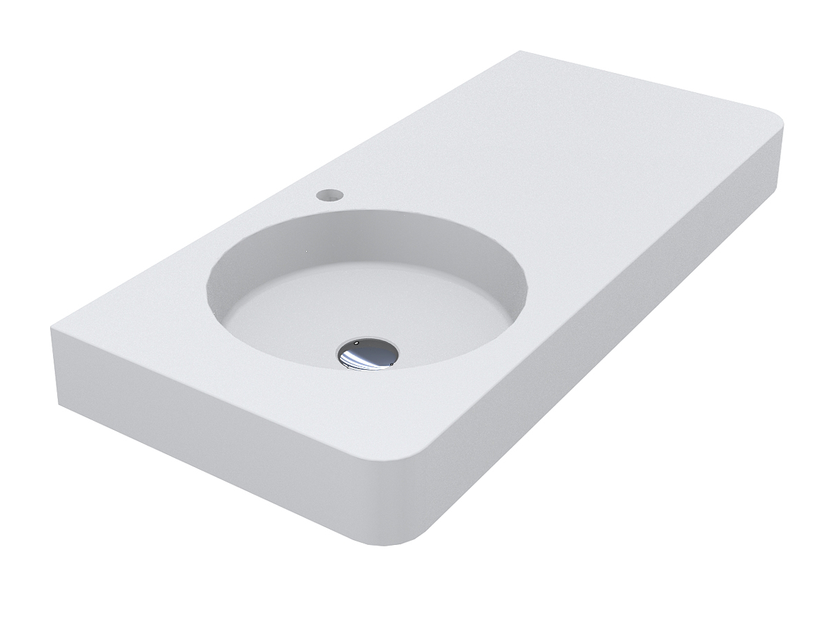 Умывальник LOOP 1000 L MIRASOFT