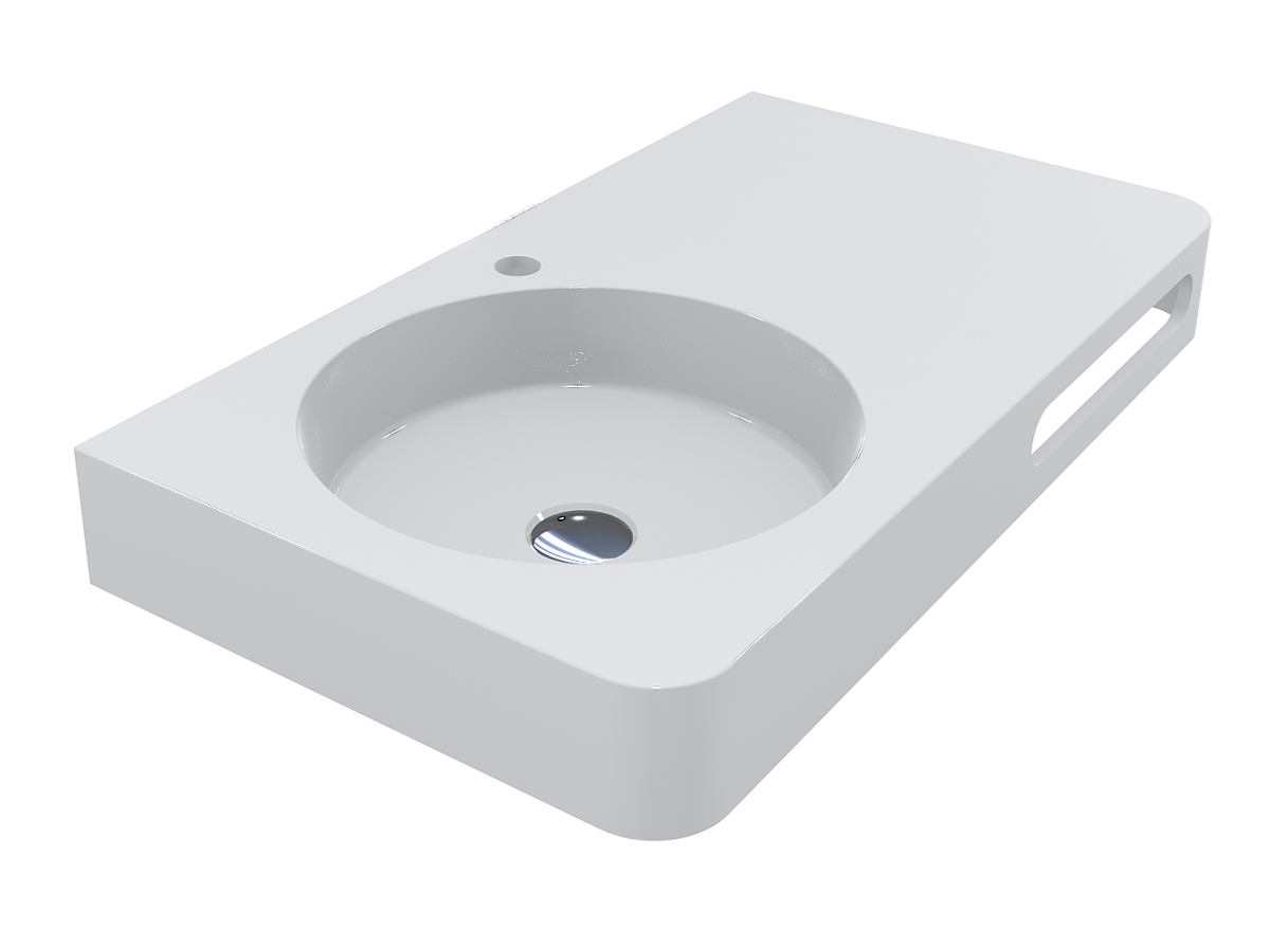 Умывальник LOOP 800 L MIRASOFT