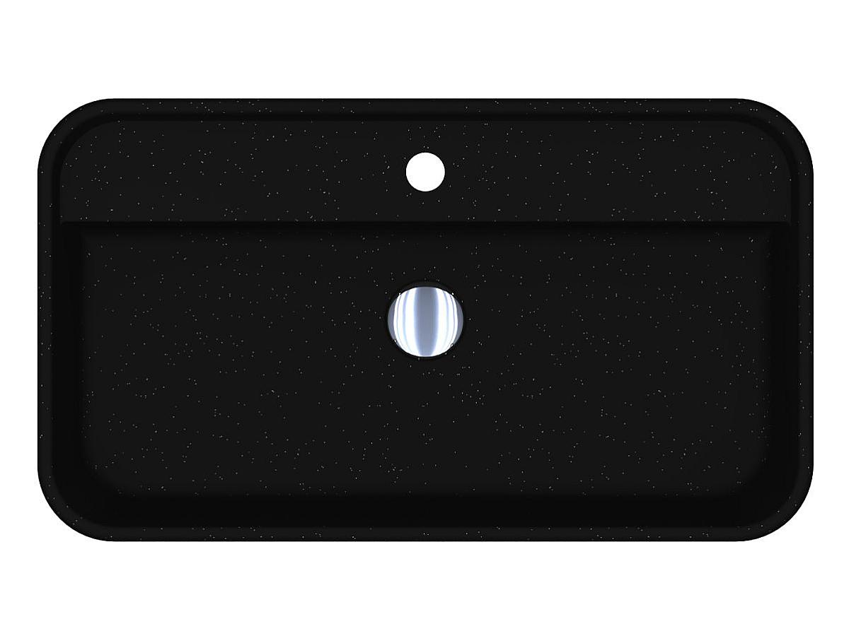Умывальник OCEAN 700 MIRASTONE BLACK SHINE