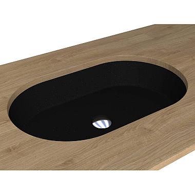 Умивальник ROME MIRASTONE BLACK SHINE