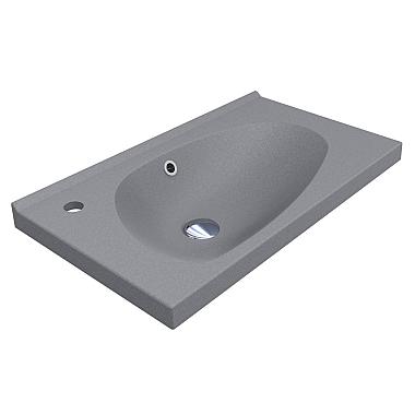Умивальник TITANIA MIRASTONE GRAY