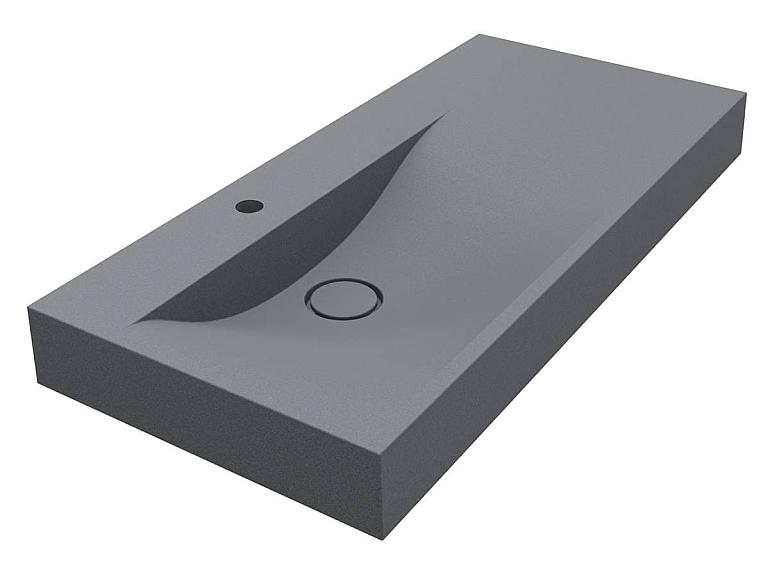 Умивальник VIOLA 1000 L MIRASTONE GRAY