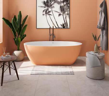 Идеи для создания стильного интерьера с цветной сантехникой Miraggio