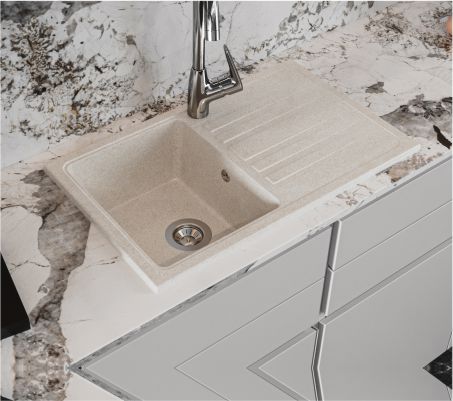 Роскошь или практичность? Развеем мифы о кухонных мойках из искусственного камня